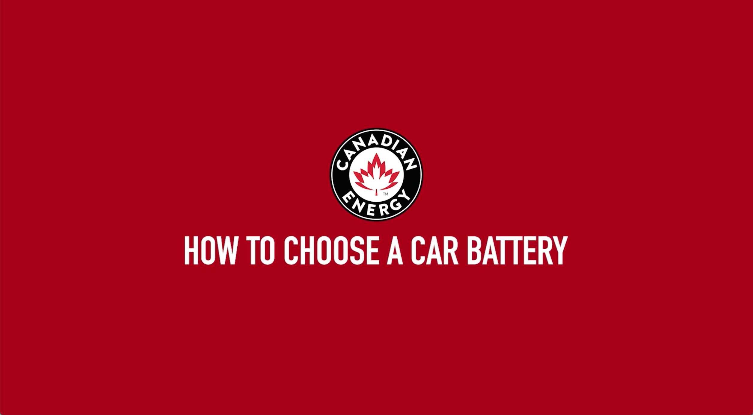 How To Choose A Car Battery.